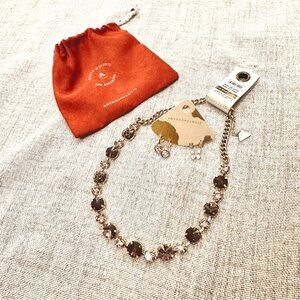 Anthropologie 14k Gold-Plated Earrings and Necklace set